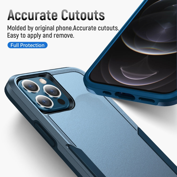 For iPhone 13 Pro Max Pioneer Armor Heavy Duty Shockproof Phone Case (Blue) - iPhone 13 Pro Max Cases by PMC TechLife | Online Shopping South Africa | PMC TechLife | Buy Now Pay Later Mobicred