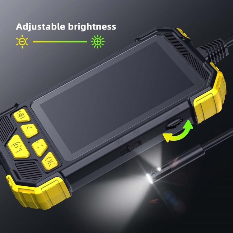 Y19 7.9mm Dual Lens Hand-held Hard-wire Endoscope with 4.3-inch IPS Color LCD Screen, Cable Length:2m(Yellow) -  by PMC TechLife | Online Shopping South Africa | PMC TechLife | Buy Now Pay Later Mobicred
