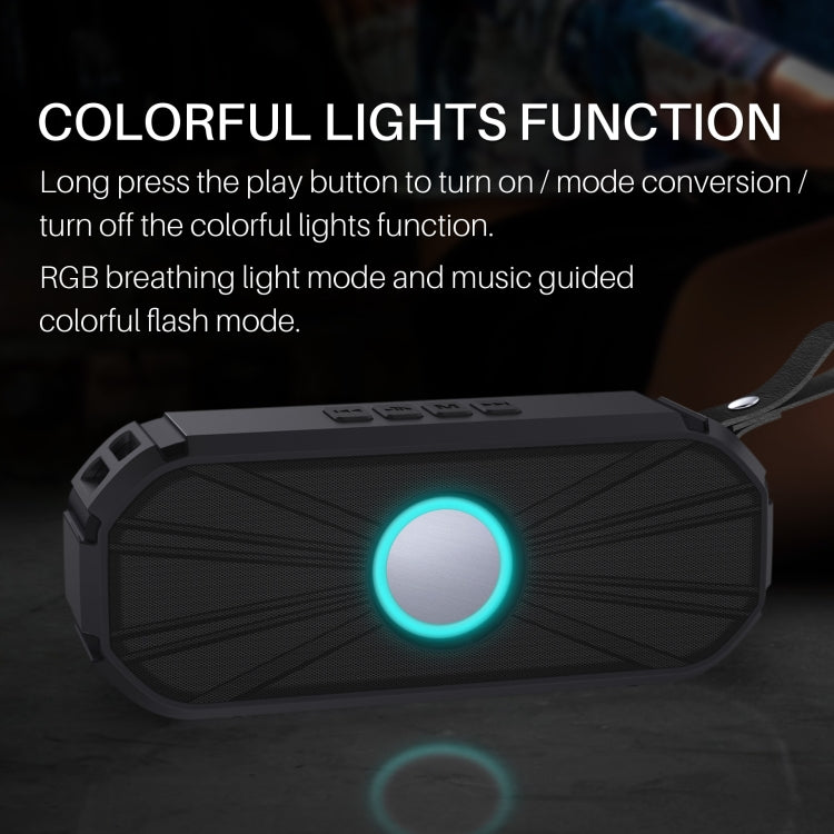 New Rixing NR-9012 Bluetooth 5.0 Portable Outdoor Wireless Bluetooth Speaker(Green) - free shipping - PMC Jewellery - Order now!