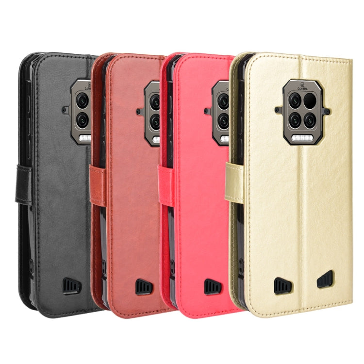 For Doogee S86 / S86 Pro Crazy Horse Texture Horizontal Flip Leather Case with Holder & Card Slots & Lanyard(Black) - More Brand by PMC TechLife | Online Shopping South Africa | PMC TechLife | Buy Now Pay Later Mobicred