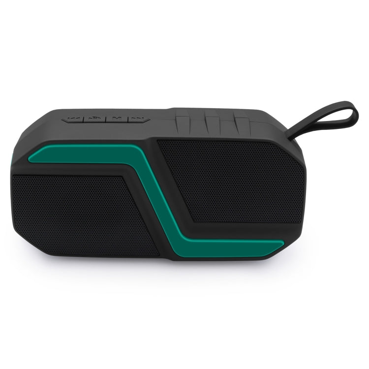 NewRixing NR-5019 Outdoor Portable Bluetooth Speaker, Support Hands-free Call / TF Card / FM / U Disk(Green) - Desktop Speaker by NewRixing | Online Shopping South Africa | PMC Jewellery | Buy Now Pay Later Mobicred