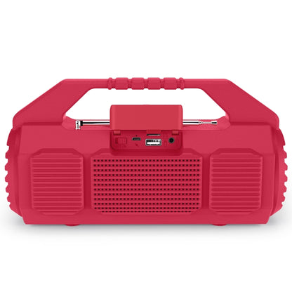 NewRixing NR-4025FM Outdoor Splash-proof Water Portable Bluetooth Speaker, Support Hands-free Call / TF Card / FM / U Disk(Red) - Desktop Speaker by NewRixing | Online Shopping South Africa | PMC Jewellery | Buy Now Pay Later Mobicred