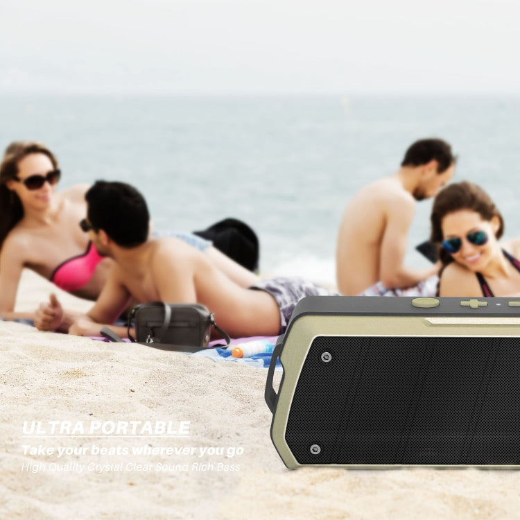 NewRixing NR-5000 IPX5 High Fidelity Bluetooth Speaker, Support Hands-free Call / TF Card / FM / U Disk(Red) - free shipping - PMC Jewellery - Order now!