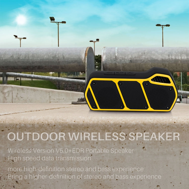 NewRixing NR-5011 Outdoor Portable Bluetooth Speakerr, Support Hands-free Call / TF Card / FM / U Disk(Red) - free shipping - PMC Jewellery - Order now!