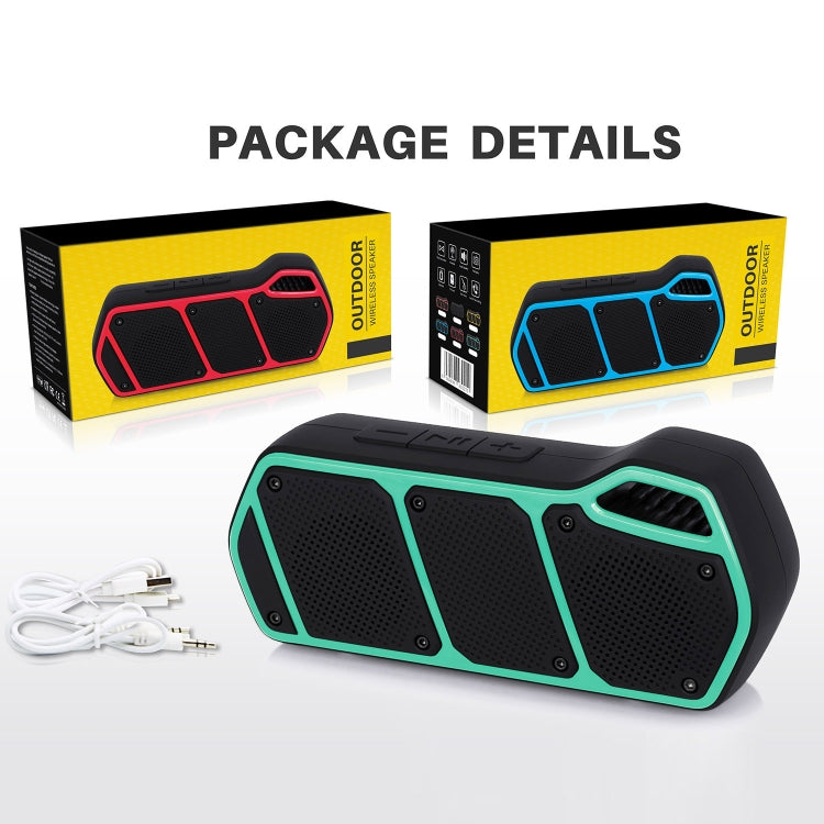 NewRixing NR-5011 Outdoor Portable Bluetooth Speakerr, Support Hands-free Call / TF Card / FM / U Disk(Orange) - free shipping - PMC Jewellery - Order now!