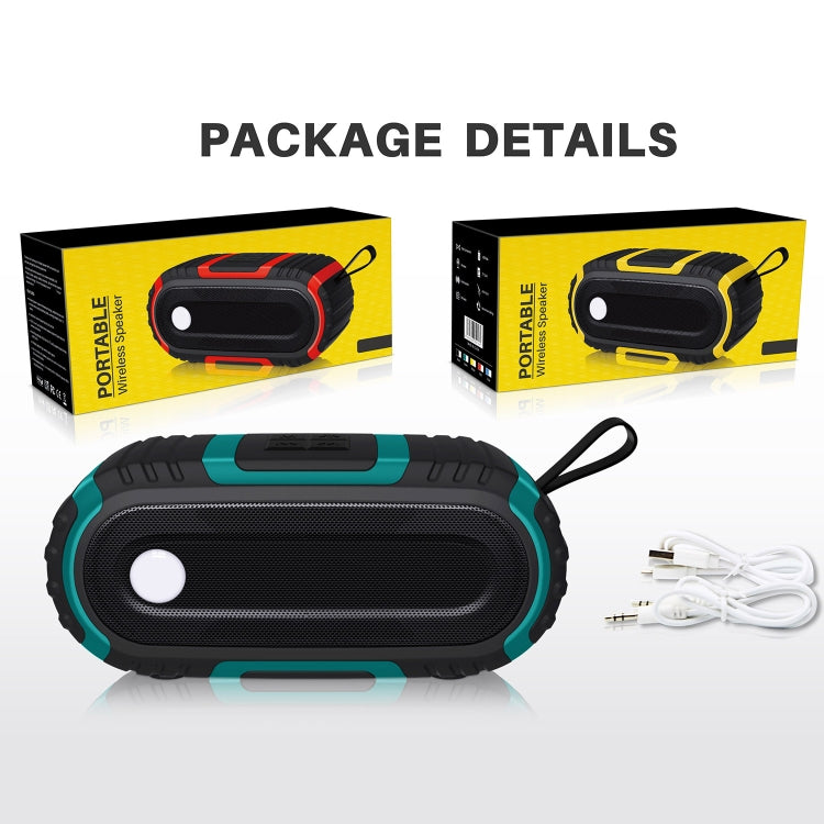 NewRixing NR-5016 Outdoor Splash-proof Water Bluetooth Speaker, Support Hands-free Call / TF Card / FM / U Disk(Black) - free shipping - PMC Jewellery - Order now!