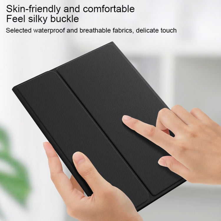 HY006 Round Keys Detachable Bluetooth Keyboard Leather Tablet Case with Holder for iPad mini 6(Black) - For iPad mini by PMC TechLife | Online Shopping South Africa | PMC TechLife