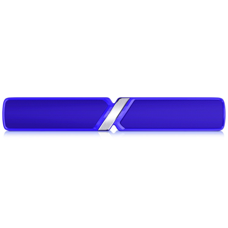 NewRixing NR-6017 Outdoor Portable Bluetooth Speaker, Support Hands-free Call / TF Card / FM / U Disk(Blue) - free shipping - PMC Jewellery - Order now!