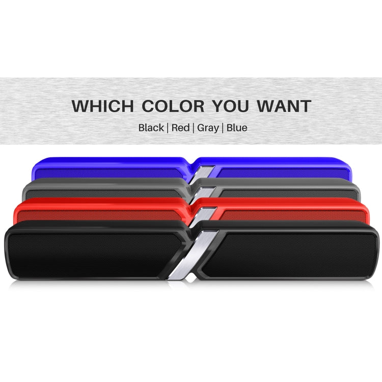 NewRixing NR-6017 Outdoor Portable Bluetooth Speaker, Support Hands-free Call / TF Card / FM / U Disk(Black) - free shipping - PMC Jewellery - Order now!
