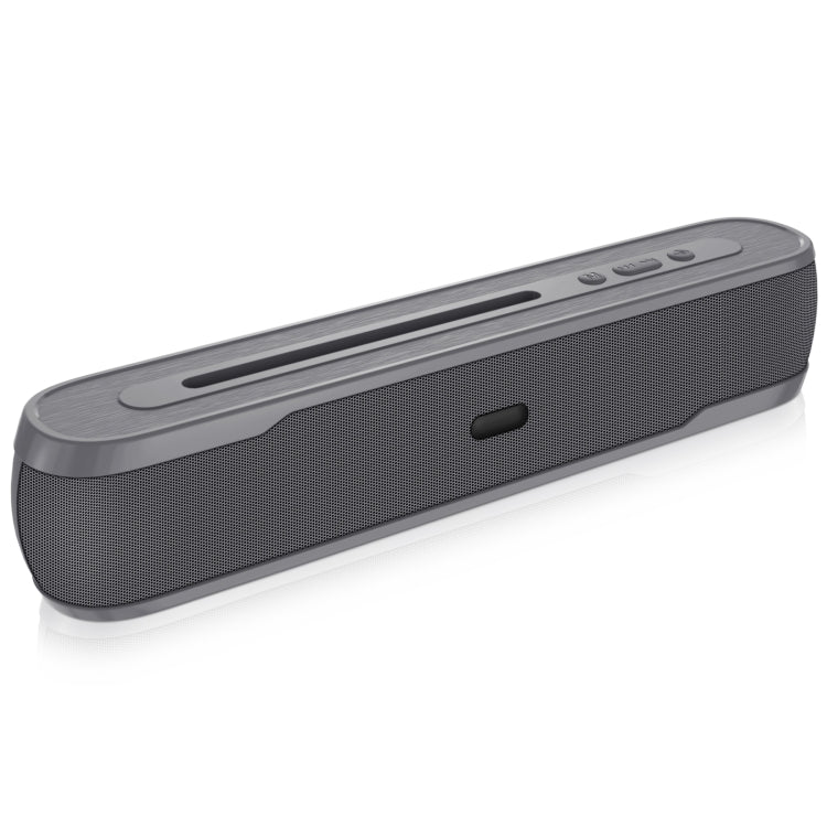 NewRixing NR-9017 Outdoor Portable Bluetooth Speaker with Phone Holder, Support Hands-free Call / TF Card / FM / U Disk(Gray) - Desktop Speaker by NewRixing | Online Shopping South Africa | PMC Jewellery | Buy Now Pay Later Mobicred