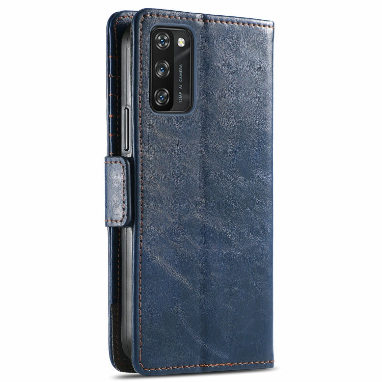For Blackview A100 CaseNeo Business Splicing Dual Magnetic Buckle Horizontal Flip PU Leather Case with Holder & Card Slots & Wallet(Blue) - More Brand by PMC Jewellery | Online Shopping South Africa | PMC Jewellery | Buy Now Pay Later Mobicred