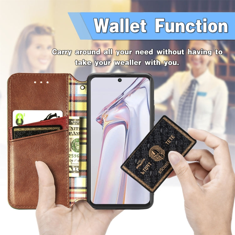 For Blackview A100 Cubic Grid Pressed Horizontal Flip Magnetic PU Leather Case with Holder & Card Slots & Wallet(Green) - free shipping - PMC TechLife - Order now!