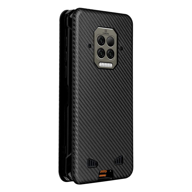 For Doogee S86 / S86 Pro Carbon Fiber Texture Horizontal Flip TPU + PC + PU Leather Case with Card Slot(Black) - More Brand by PMC Jewellery | Online Shopping South Africa | PMC Jewellery | Buy Now Pay Later Mobicred