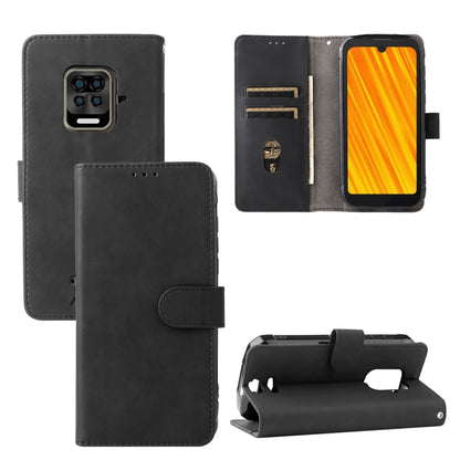 For Doogee S59 / S59 Pro Solid Color Skin Feel Magnetic Buckle Horizontal Flip Calf Texture PU Leather Case with Holder & Card Slots & Wallet(Black) - More Brand by PMC Jewellery | Online Shopping South Africa | PMC Jewellery | Buy Now Pay Later Mobicred