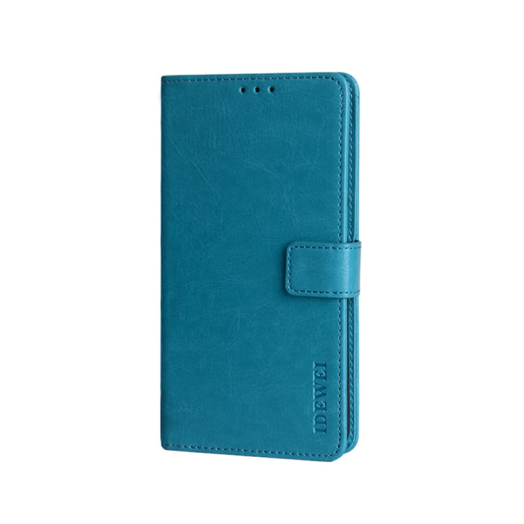 For UMIDIGI A11 Pro Max idewei Crazy Horse Texture Horizontal Flip Leather Case with Holder & Card Slots & Wallet(Sky Blue) - More Brand by idewei | Online Shopping South Africa | PMC Jewellery | Buy Now Pay Later Mobicred