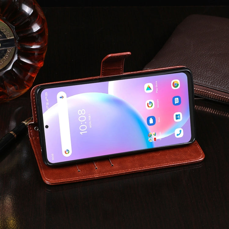 For UMIDIGI A11 Pro Max idewei Crazy Horse Texture Horizontal Flip Leather Case with Holder & Card Slots & Wallet(Sky Blue) - free shipping - PMC Jewellery - Order now!