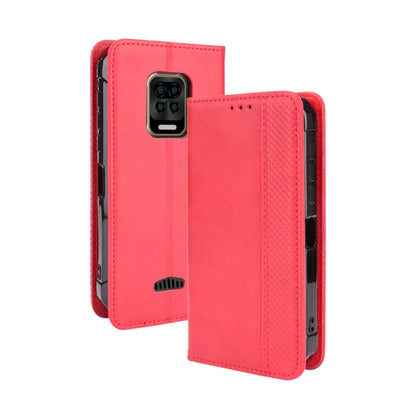 For Doogee S59 / S59 Pro Magnetic Buckle Retro Crazy Horse Texture Horizontal Flip Leather Case with Holder & Card Slots & Photo Frame(Red) - More Brand by PMC Jewellery | Online Shopping South Africa | PMC Jewellery | Buy Now Pay Later Mobicred