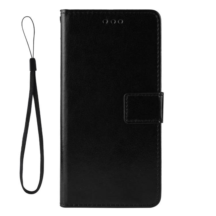 For Blackview Oscal C20 Crazy Horse Texture Horizontal Flip Leather Case with Holder & Card Slots & Lanyard(Black) - More Brand by PMC Jewellery | Online Shopping South Africa | PMC Jewellery | Buy Now Pay Later Mobicred