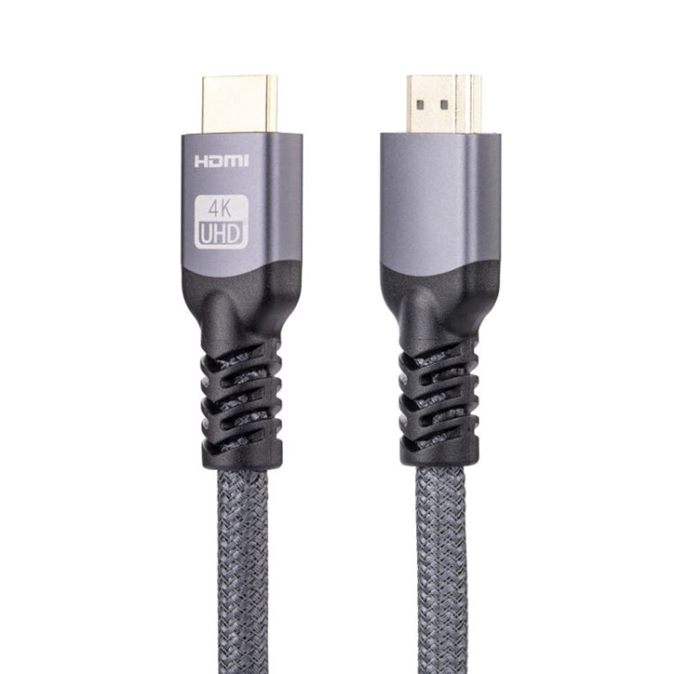 HDMI 2.0 Male to HDMI 2.0 Male 4K Ultra-HD Braided Adapter Cable, Cable Length:18m(Grey) - Cable by PMC Jewellery | Online Shopping South Africa | PMC Jewellery | Buy Now Pay Later Mobicred