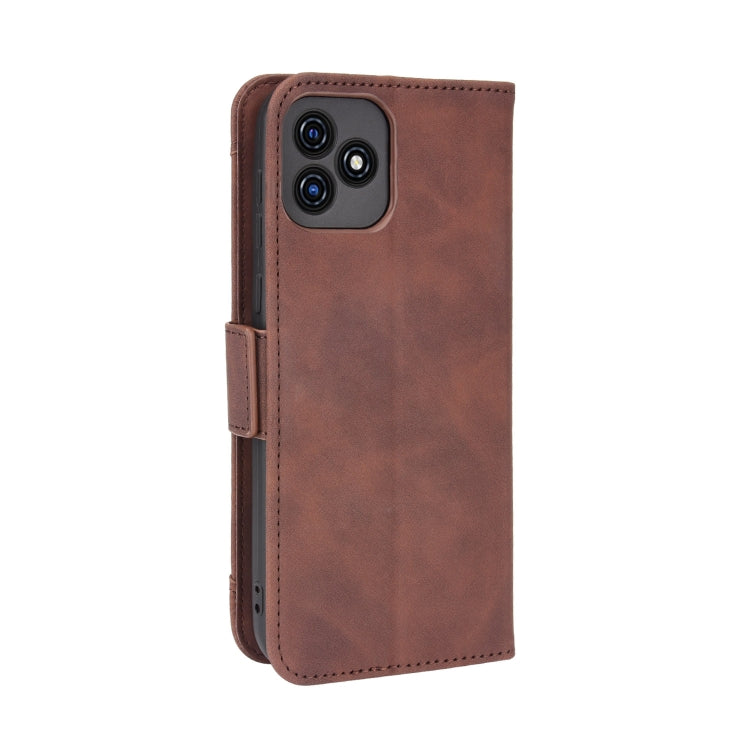 For Blackview Oscal C20 Skin Feel Calf Pattern Horizontal Flip Leather Case with Holder & Card Slots & Photo Frame(Brown) - More Brand by PMC Jewellery | Online Shopping South Africa | PMC Jewellery