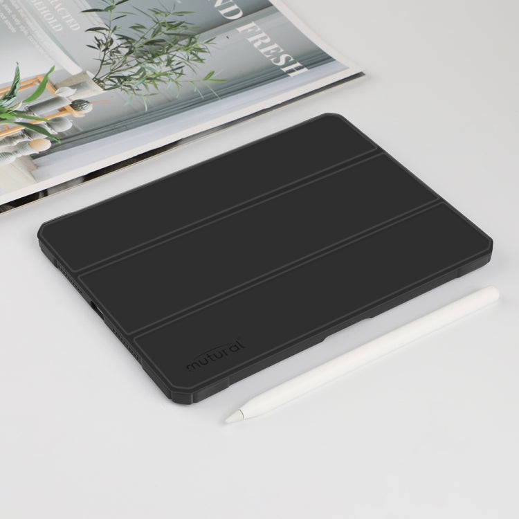 For iPad mini 6 / mini 2024 Mutural Pinyue Series Horizontal Flip Tablet Case with Holder & Pen Slot & Sleep / Wake-up Function(Black) - free shipping - PMC TechLife - Order now!