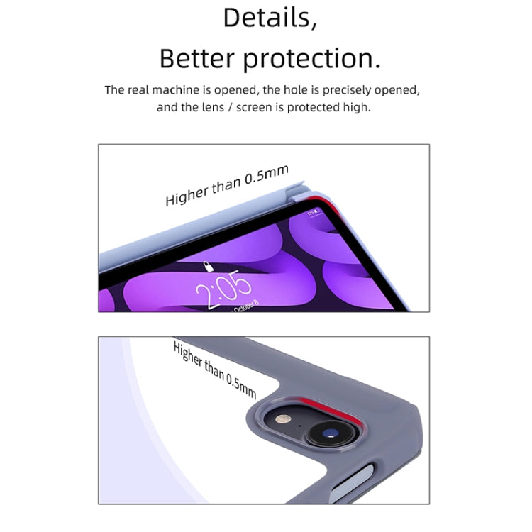 For iPad mini 6 / mini 2024 Mutural Pinyue Series Horizontal Flip Tablet Case with Holder & Pen Slot & Sleep / Wake-up Function(Purple) - free shipping - PMC TechLife - Order now!
