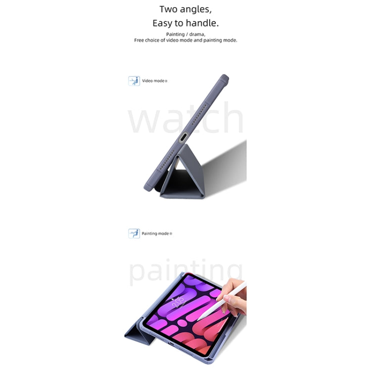 For iPad mini 6 / mini 2024 Mutural Pinyue Series Horizontal Flip Tablet Case with Holder & Pen Slot & Sleep / Wake-up Function(Pink) - free shipping - PMC TechLife - Order now!