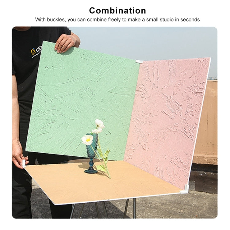 80 x 60cm Retro PVC Cement Texture Board Photography Backdrops Board(White) - Brick Wall by PMC TechLife | Online Shopping South Africa | PMC TechLife | Buy Now Pay Later Mobicred