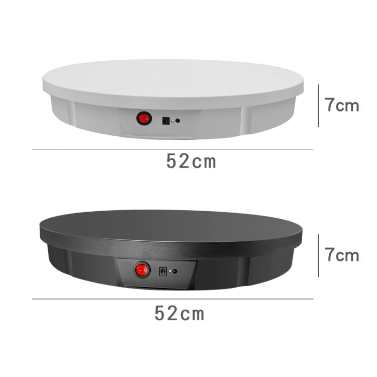 52cm Remote Control Electric Rotating Turntable Display Stand Video Shooting Props Turntable, Plug-in Power, Power Plug:EU Plug(White) -  by PMC TechLife | Online Shopping South Africa | PMC TechLife | Buy Now Pay Later Mobicred