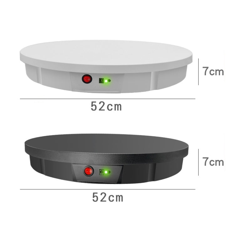 52cm Remote Control Electric Rotating Turntable Display Stand Video Shooting Props Turntable, Charging Power, Power Plug:UK Plug(White) - free shipping - PMC TechLife - Order now!