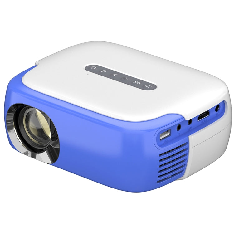 DR-860 1920x1080 1000 Lumens Portable Home Theater LED Projector, Plug Type: US Plug(Blue White) - LED Projector by PMC Jewellery | Online Shopping South Africa | PMC Jewellery | Buy Now Pay Later Mobicred