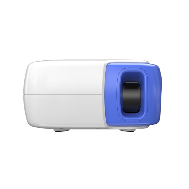 DR-860 1920x1080 1000 Lumens Portable Home Theater LED Projector, Plug Type: US Plug(Blue White) - LED Projector by PMC Jewellery | Online Shopping South Africa | PMC Jewellery | Buy Now Pay Later Mobicred