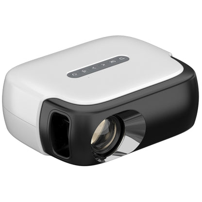 DR-860 1920x1080 1000 Lumens Portable Home Theater LED Projector, Plug Type:EU Plug(Black White) - LED Projector by PMC Jewellery | Online Shopping South Africa | PMC Jewellery | Buy Now Pay Later Mobicred