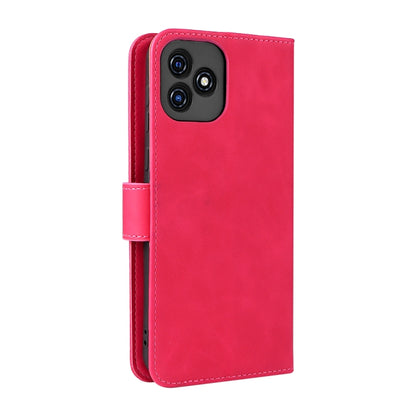 For Blackview Oscal C20 Solid Color Skin Feel Magnetic Buckle Horizontal Flip PU Phone Case(Rose Gold) - More Brand by PMC Jewellery | Online Shopping South Africa | PMC Jewellery | Buy Now Pay Later Mobicred