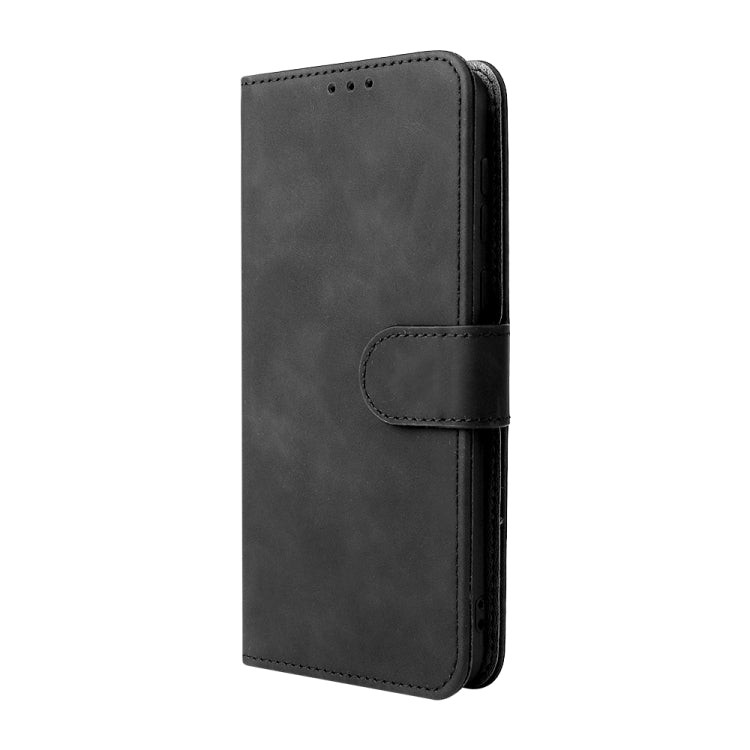 For Blackview Oscal C20 Solid Color Skin Feel Magnetic Buckle Horizontal Flip PU Phone Case(Black) - More Brand by PMC TechLife | Online Shopping South Africa | PMC TechLife | Buy Now Pay Later Mobicred