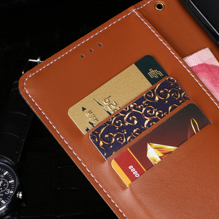 For Oukitel C25 idewei Crocodile Texture Horizontal Flip Leather Phone Case(Black) - free shipping - PMC Jewellery - Order now!