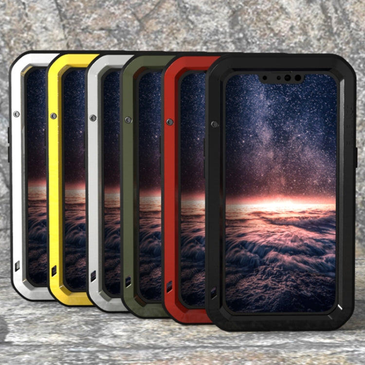 For iPhone 13 LOVE MEI Metal Shockproof Life Waterproof Dustproof Protective Phone Case(White) - free shipping - PMC TechLife - Order now!