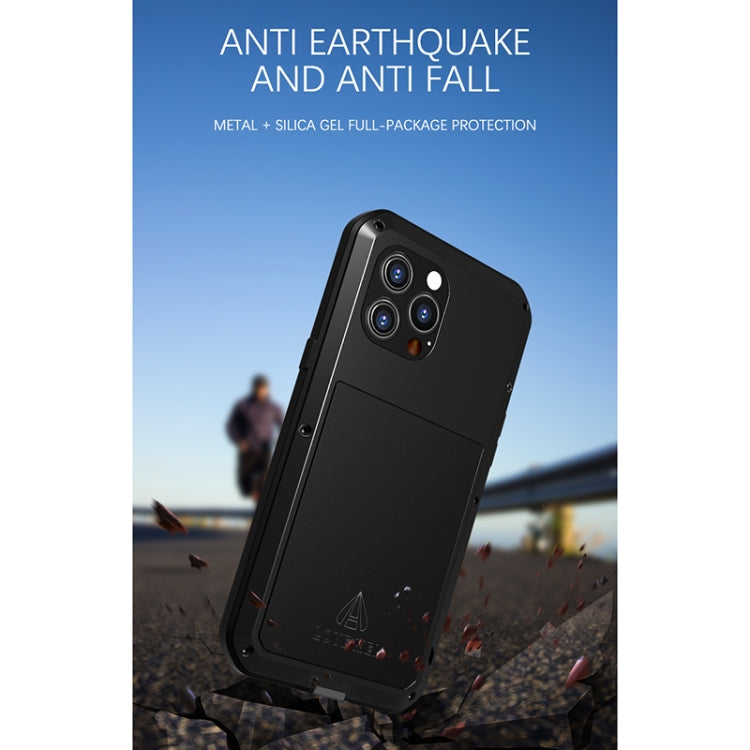 For iPhone 13 Pro Max LOVE MEI Metal Shockproof Life Waterproof Dustproof Protective Phone Case (Yellow) - iPhone 13 Pro Max Cases by LOVE MEI | Online Shopping South Africa | PMC TechLife | Buy Now Pay Later Mobicred