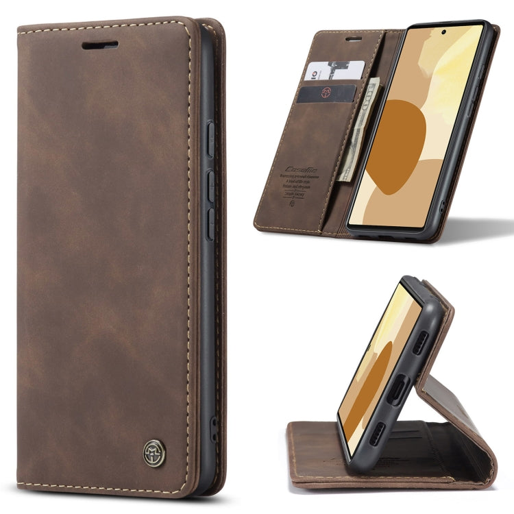 For Google Pixel 6 Pro CaseMe 013 Multifunctional Horizontal Flip Leather Phone Case with Card Slot & Holder & Wallet(Coffee) - Google Cases by CaseMe | Online Shopping South Africa | PMC Jewellery | Buy Now Pay Later Mobicred