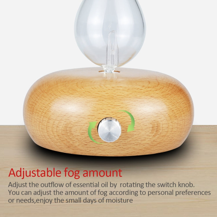 Wood Essential Oil Diffuser Aromatherapy Machine Automatic Alcohol Sprayer, Plug Specification:AU Plug(Light Brown) - free shipping - PMC TechLife - Order now!
