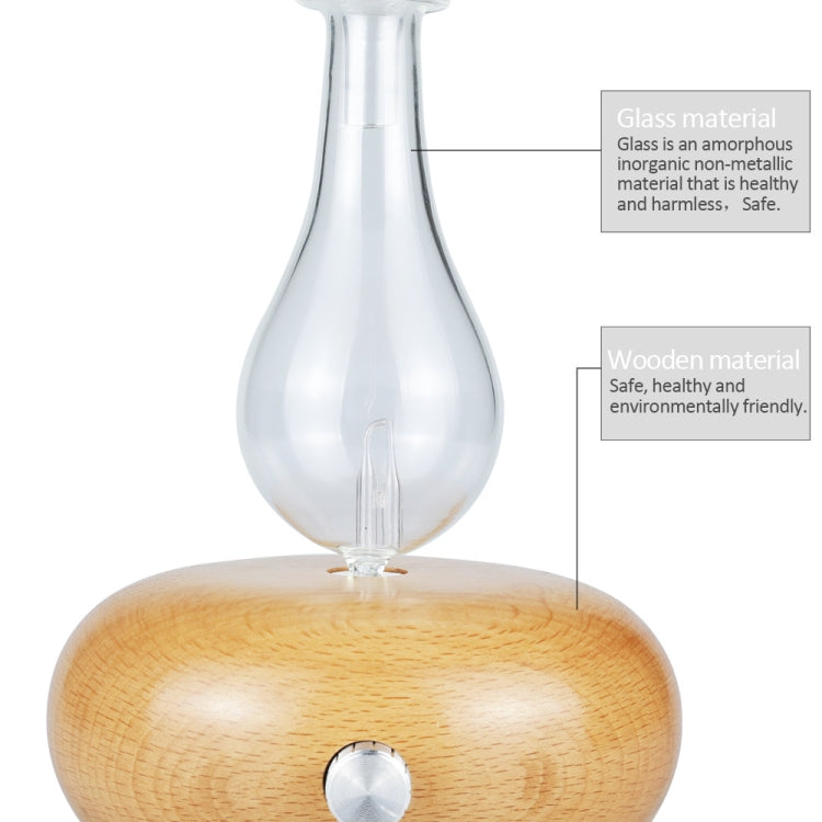 Wood Essential Oil Diffuser Aromatherapy Machine Automatic Alcohol Sprayer, Plug Specification:EU Plug(Light Brown) - free shipping - PMC TechLife - Order now!