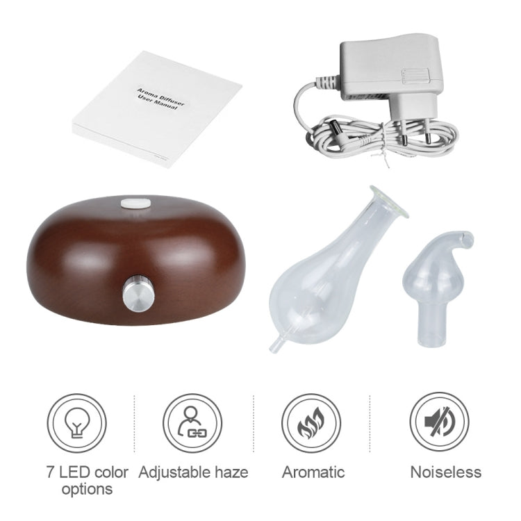 Wood Essential Oil Diffuser Aromatherapy Machine Automatic Alcohol Sprayer, Plug Specification:UK Plug(Light Brown) - free shipping - PMC TechLife - Order now!