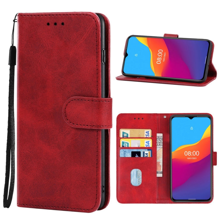 Leather Phone Case For Ulefone Note 10(Red) - Ulefone Cases by PMC Jewellery | Online Shopping South Africa | PMC Jewellery | Buy Now Pay Later Mobicred