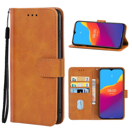 Leather Phone Case For Ulefone Note 10(Brown) - Ulefone Cases by PMC Jewellery | Online Shopping South Africa | PMC Jewellery | Buy Now Pay Later Mobicred