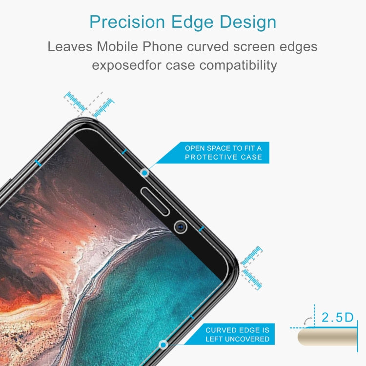 50 PCS 0.26mm 9H 2.5D Tempered Glass Film For Ulefone P6000 Plus - free shipping - PMC Jewellery - Order now!