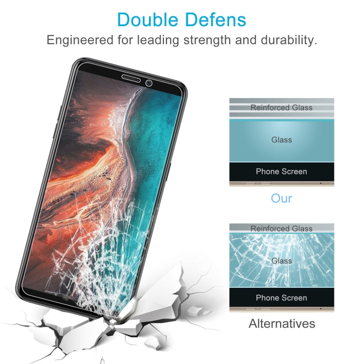 50 PCS 0.26mm 9H 2.5D Tempered Glass Film For Ulefone P6000 Plus - free shipping - PMC Jewellery - Order now!
