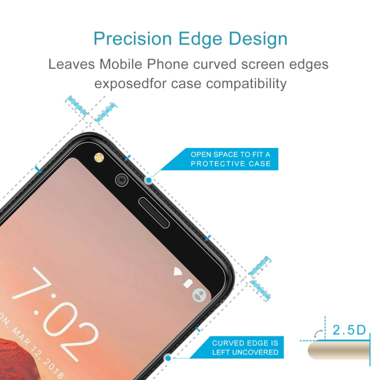 50 PCS 0.26mm 9H 2.5D Tempered Glass Film For Doogee X53 - For Doogee by PMC Jewellery | Online Shopping South Africa | PMC Jewellery | Buy Now Pay Later Mobicred