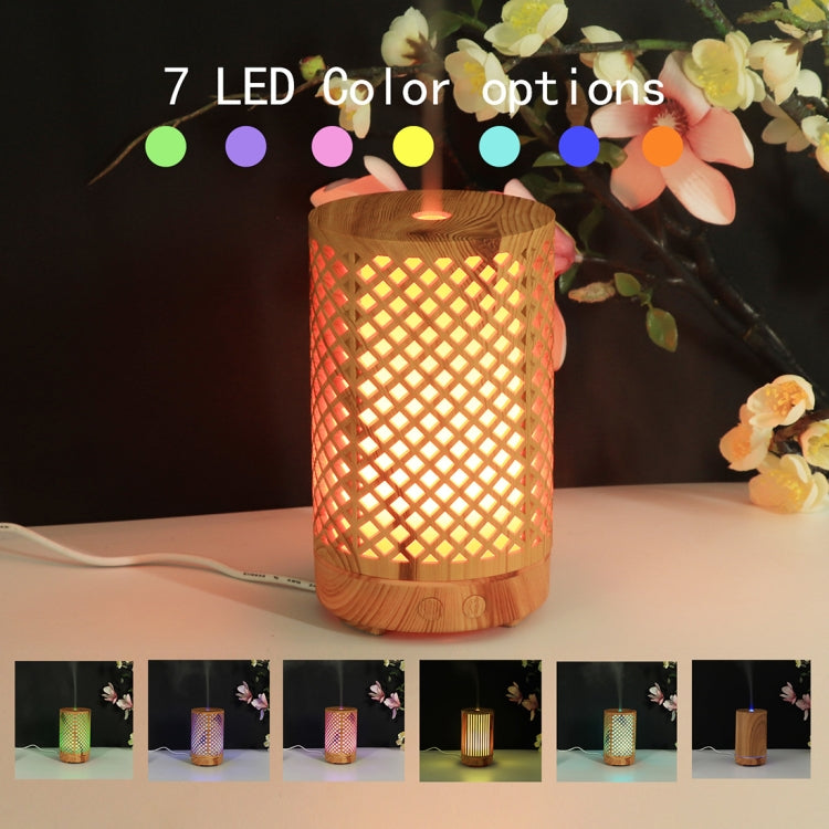 200ml Hollow-out Forest Pattern Wooden Essential Oil Aromatherapy Machine Ultrasonic Humidifier Automatic Alcohol Sprayer, Plug Specification:AU Plug(Light Brown-1) - free shipping - PMC TechLife - Order now!