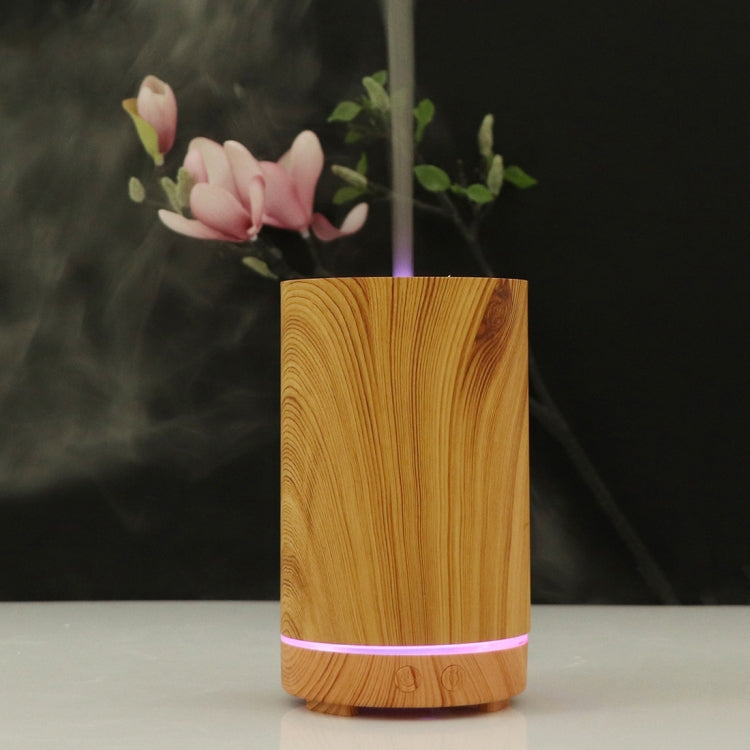 USB 200ml Hollow-out Forest Pattern Wooden Essential Oil Aromatherapy Machine Ultrasonic Humidifier Automatic Alcohol Sprayer(Light Brown-4) - free shipping - PMC TechLife - Order now!