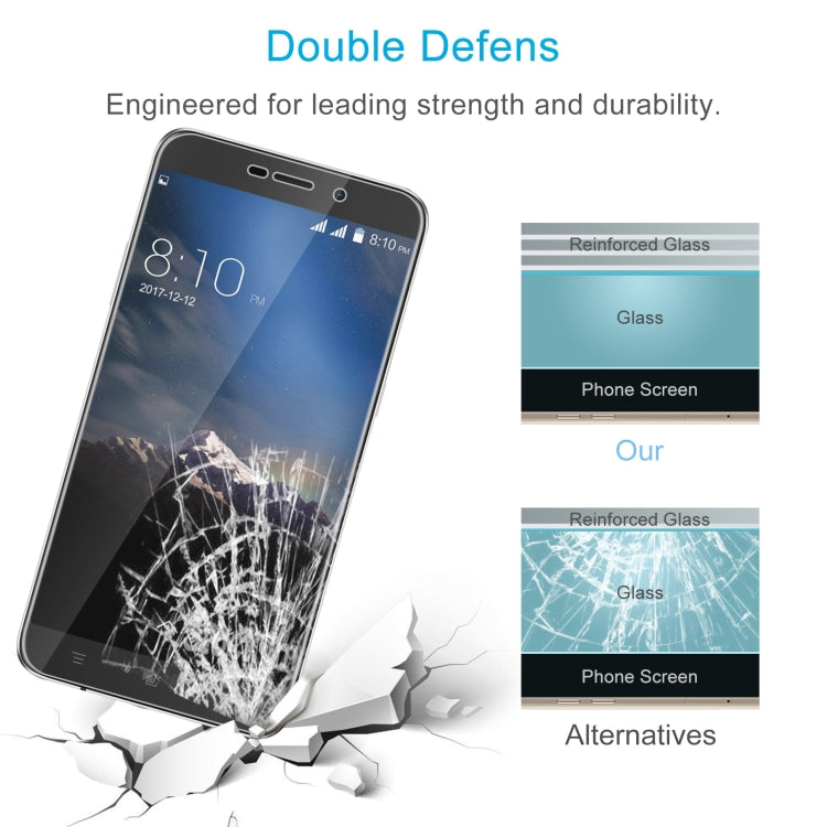 10 PCS 0.26mm 9H 2.5D Tempered Glass Film For Blackview A10 - For Blackview by PMC TechLife | Online Shopping South Africa | PMC TechLife